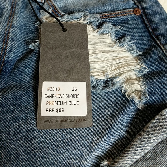 Denim CoLab Jean Camp Cove Shorts Blue - Picture 4 of 6